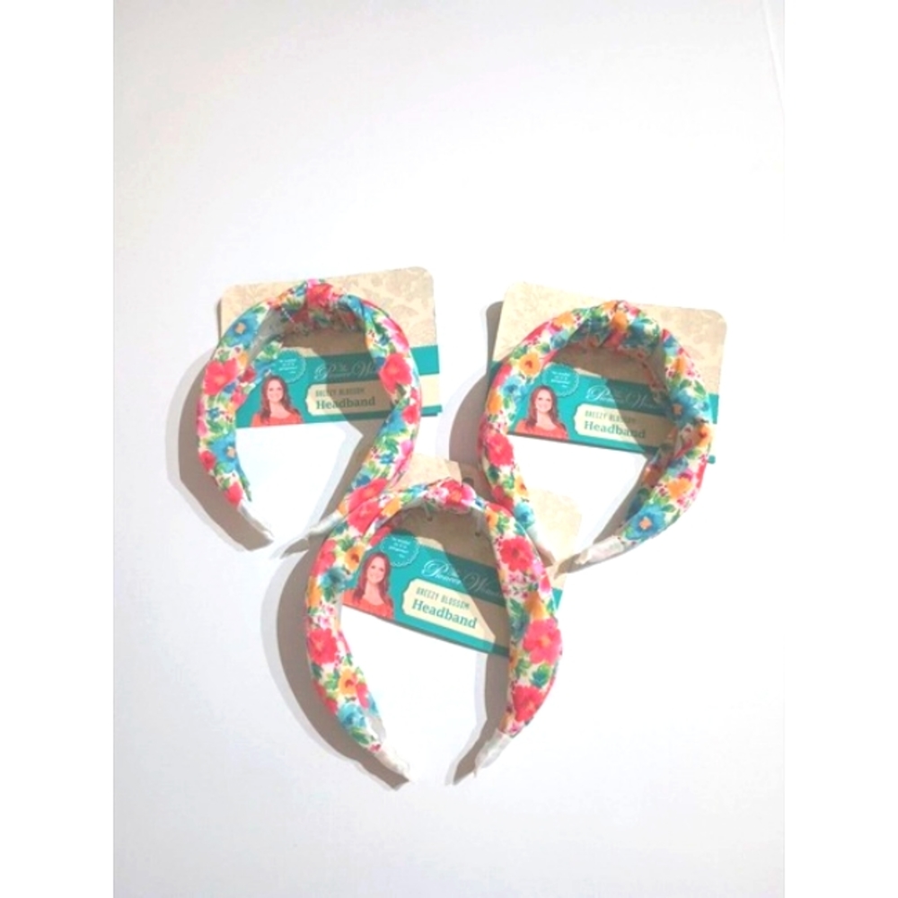 New Pioneer Woman Breezy Blossum Headband 3Pcs